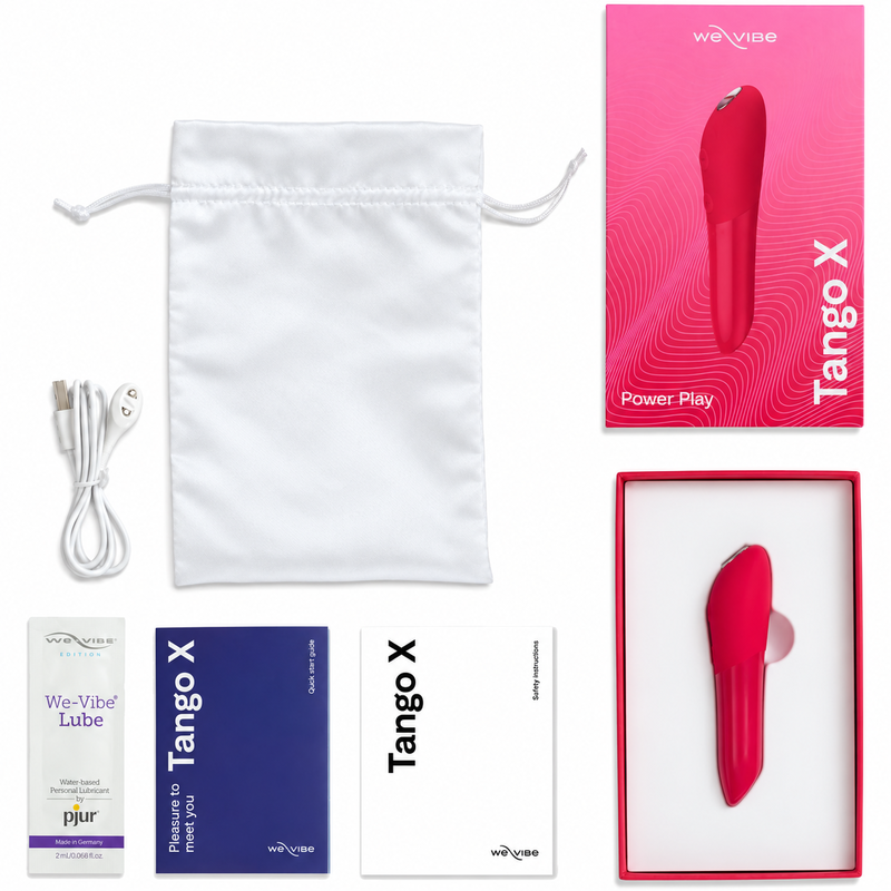 WE-VIBE - TANGO X WIEDERAUFLADBARER BULLET-VIBRATOR KIRSCHROT