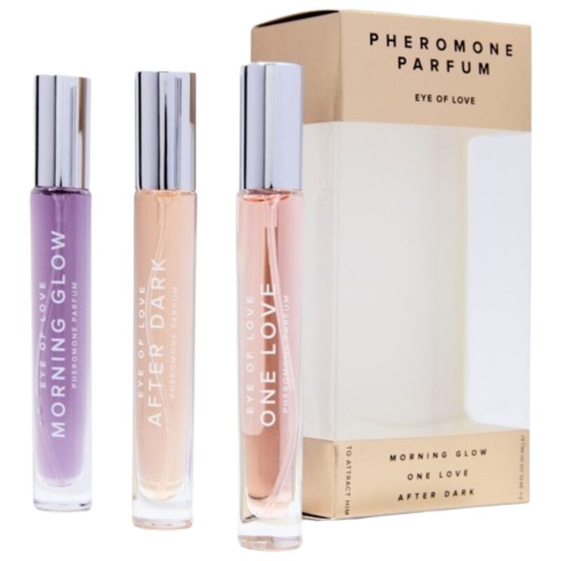 EYE OF LOVE - EOL PHR PARFUM 10 ML SET/3 - MORNING GLOW, ONE LOVE, AFTER DARK