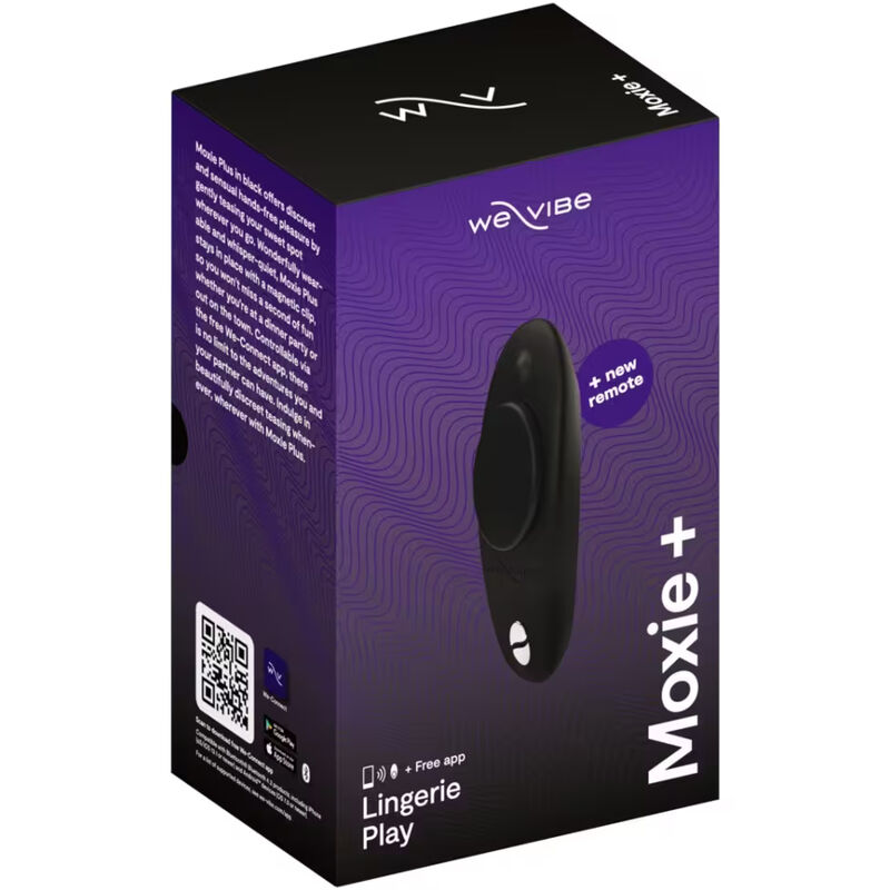 WE-VIBE - MOXIE + SCHWARZER KLITORALVIBRATOR