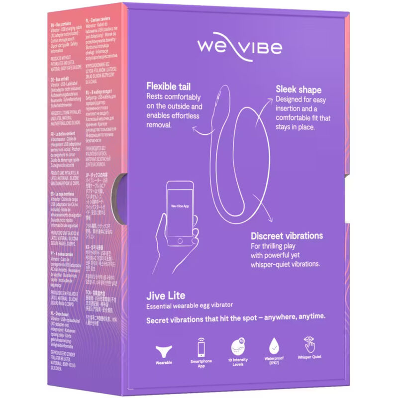 WE-VIBE - JIVE LITE APP-STEUERBARER TRAGBARER EIERVIBRATOR LILA
