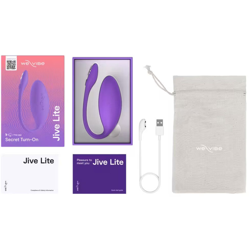 WE-VIBE - JIVE LITE APP-STEUERBARER TRAGBARER EIERVIBRATOR LILA