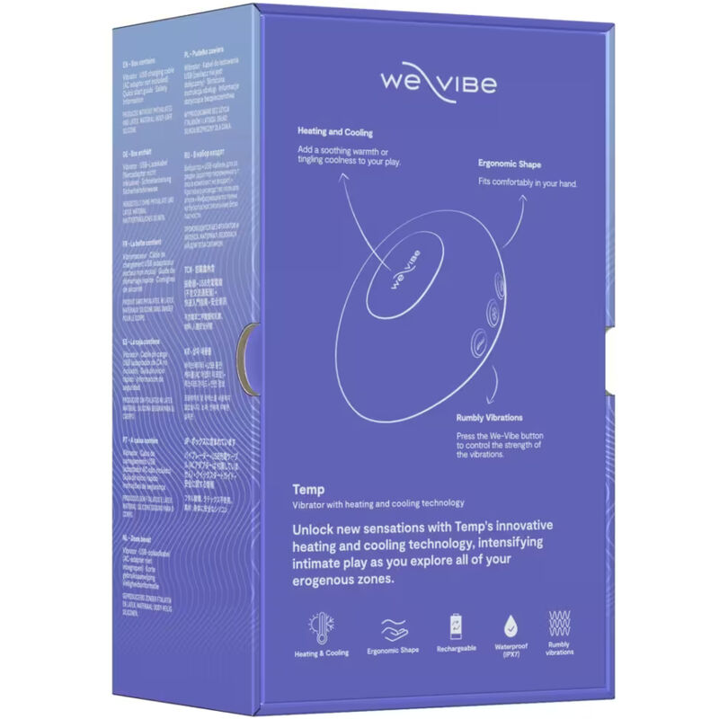 WE-VIBE - TEMPERATURHEIZ- UND -KÜHLVIBRATOR LAVENDELBLAU