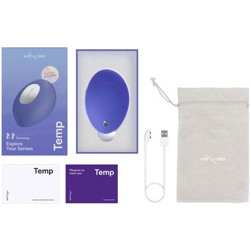 WE-VIBE - TEMPERATURHEIZ- UND -KÜHLVIBRATOR LAVENDELBLAU