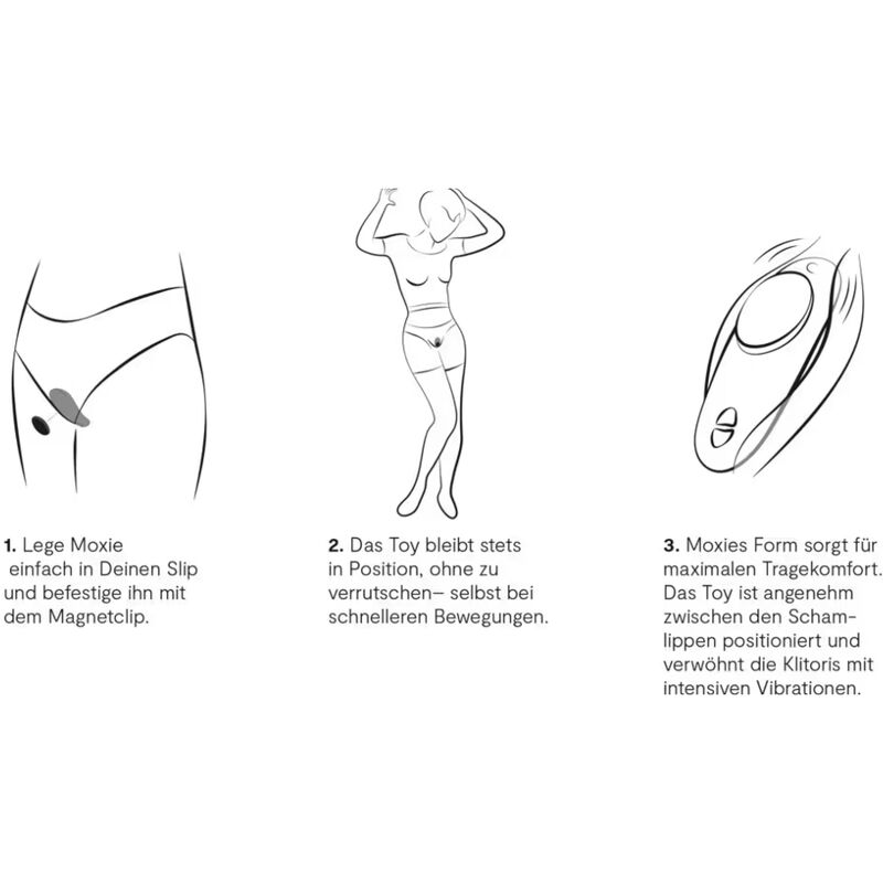WE-VIBE - MOXIE+ MAGNETCLIP-PANTY-VIBRATOR AQUA