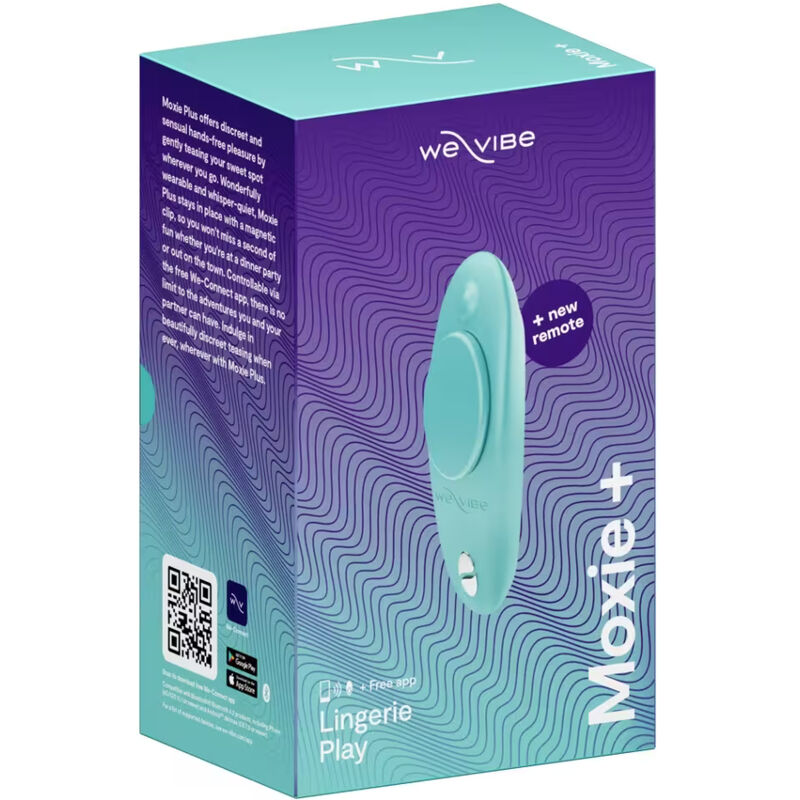 WE-VIBE - MOXIE+ MAGNETCLIP-PANTY-VIBRATOR AQUA