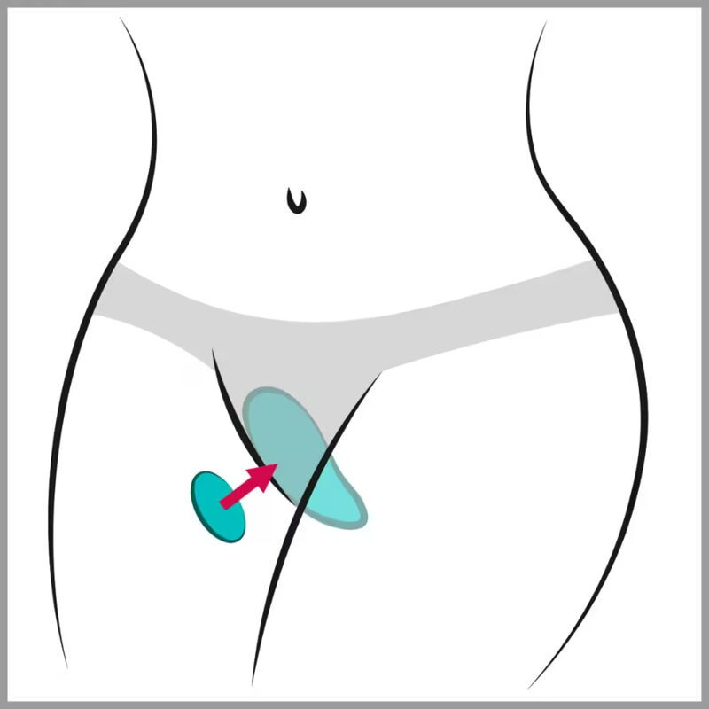 WE-VIBE - MOXIE+ MAGNETCLIP-PANTY-VIBRATOR AQUA