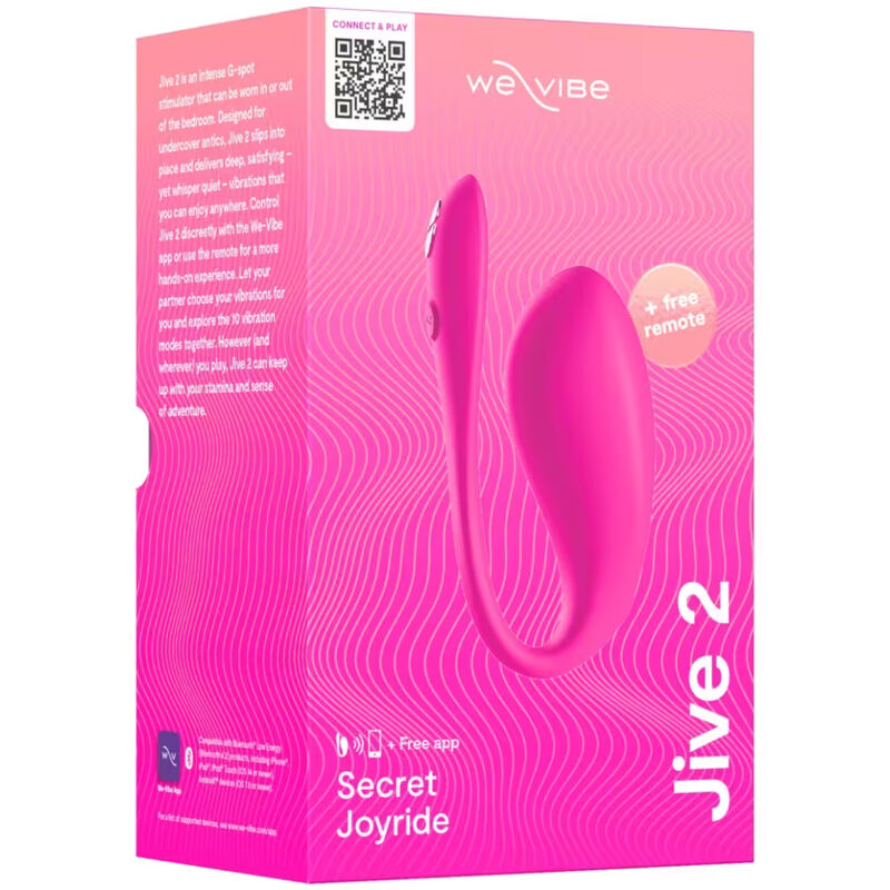 WE-VIBE - JIVE 2 TRAGBARER EIER-VIBRATOR, ELEKTRISCH, PINK