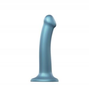 Strap On Me - Silikondildo - Blau - Größe M