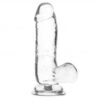 Crystal Addiction – Transparenter Dildo – 15 cm