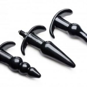 Thrill Trio Analplug - 3-teiliges Set - Schwarz