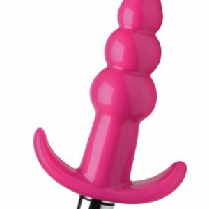 Bubbly Vibrierender Analplug mit Riffelung