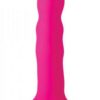 Squeeze-It gewellter Dildo – Rosa
