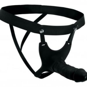 Hohler Strap-On-Silikondildo mit Gurtzeug