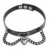 Gothic Heart Verstellbares Halsband