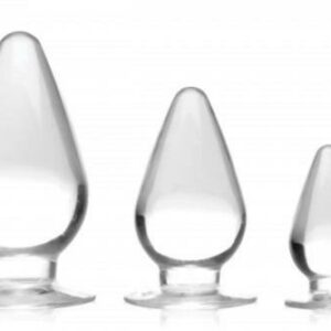 Triple Cones 3-teiliges Analplug-Set - Durchsichtig