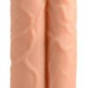 Double Stuffer Doppeldildo 25 cm – Beige