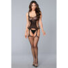 Sleeveless suspender bodystocking