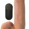 Realistischer, vibrierender Dildo mit Saugnapf – Hautfarben