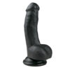 Realistischer schwarzer Dildo – 15 cm