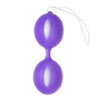 Wiggle Duo Kegel Ball – lila/weiß