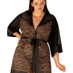 Allunes Kimono - Leopardenmuster
